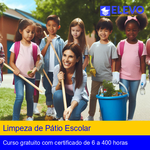 Limpeza de Pátio Escolar